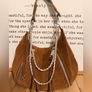 REBECCA MINKOFF Suede Hobo